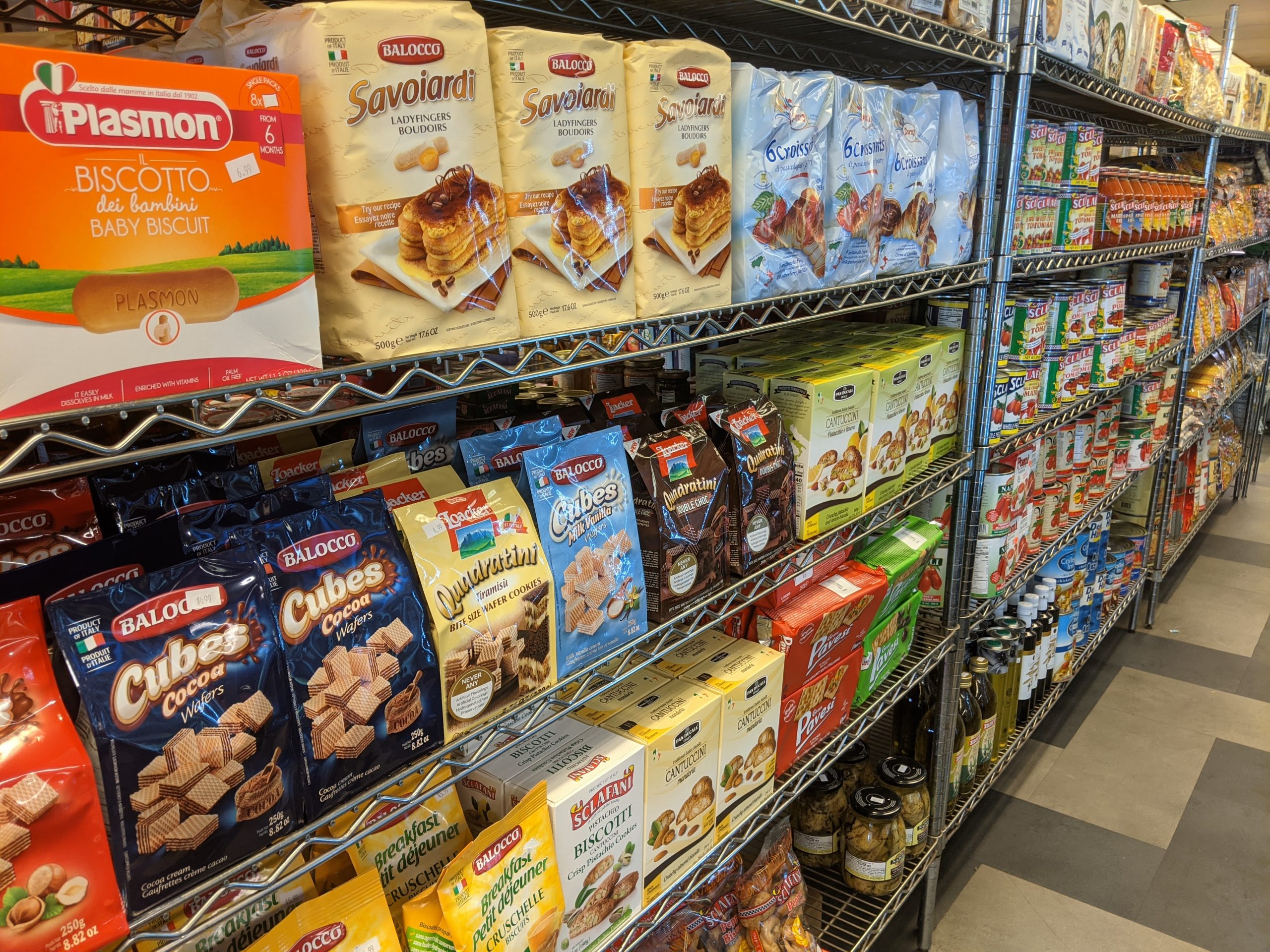 Grocery and catering display